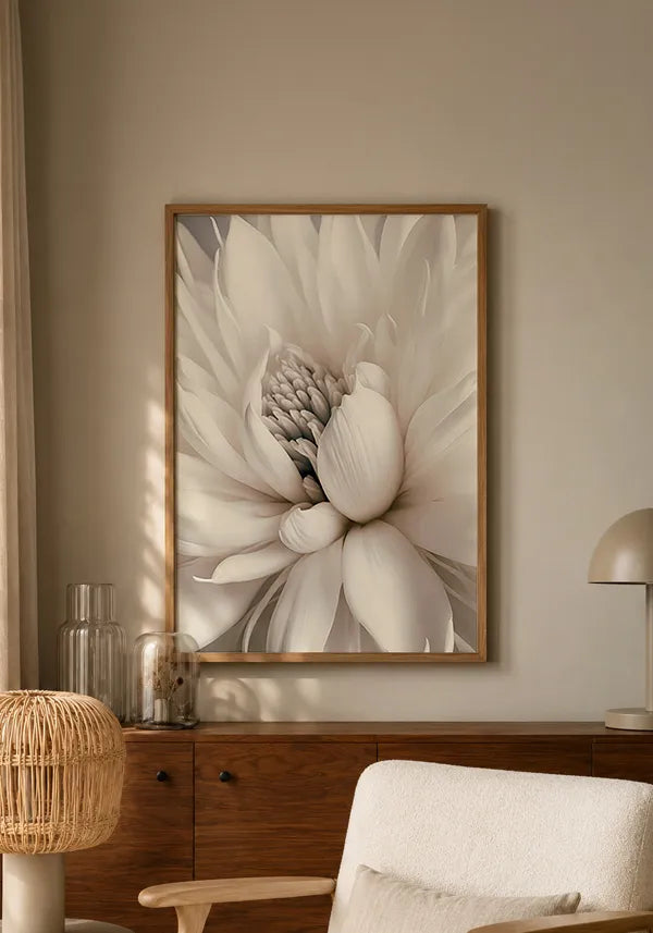 Quadro Decorativo Flor Branca I