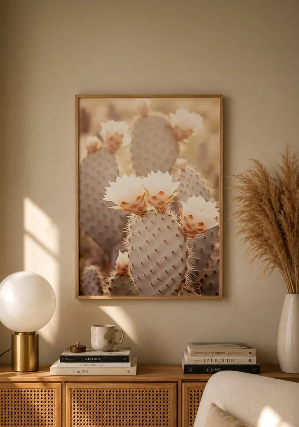 Quadro Cactos com Flores I