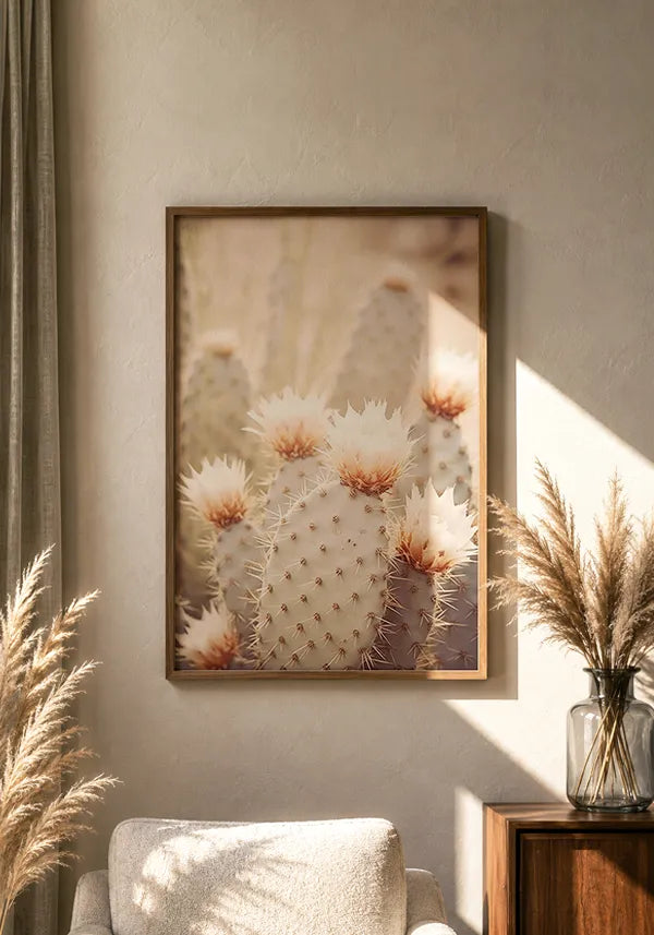 Quadro Cactos com Flores II