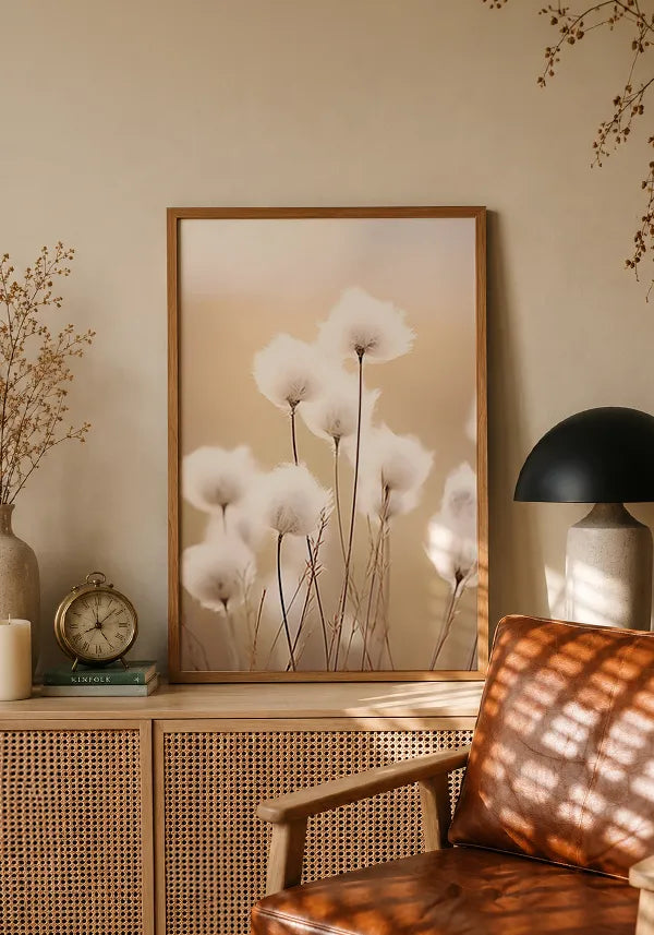 Quadro Decorativo Flores de Algodão II