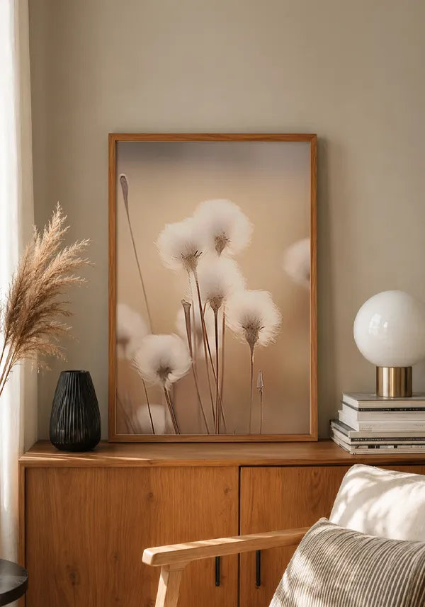 Quadro Flores de Algodão ao Sol