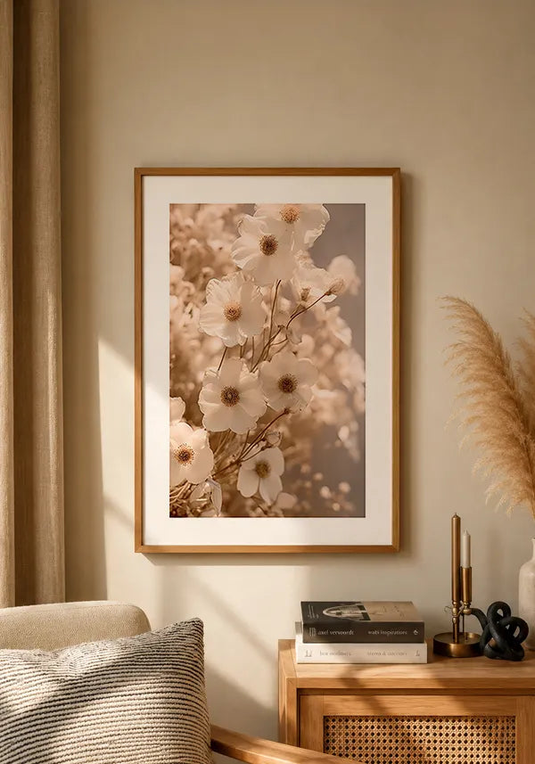 Quadro Flores de Margarida II com Borda
