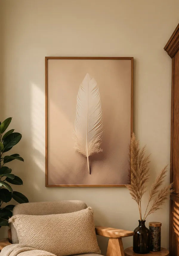 Quadro Pena Branca II