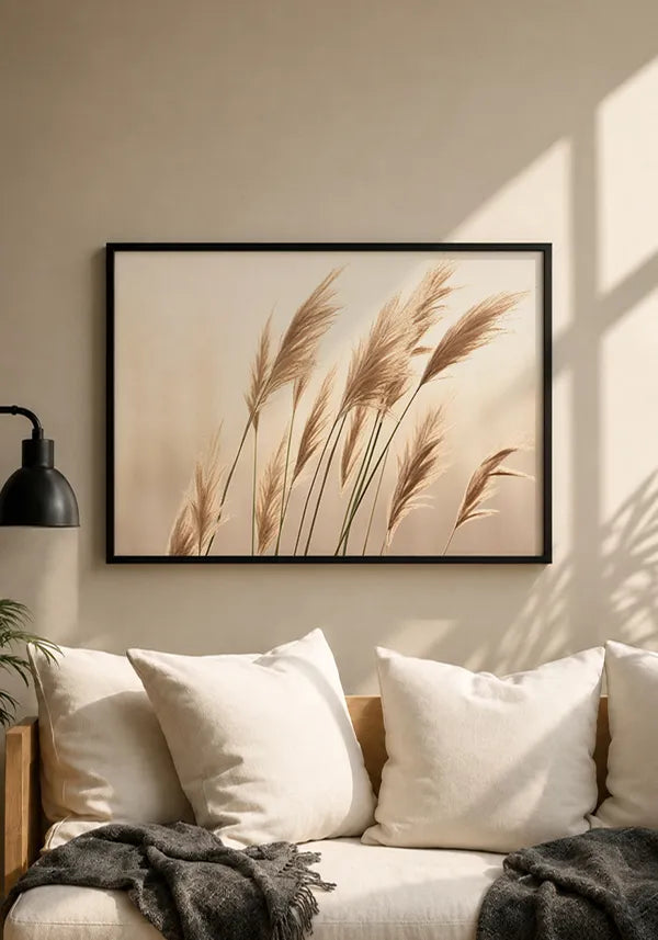 Quadro Plantas Secas ao Vento Horizontal I