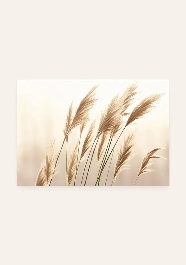 Quadro Plantas Secas ao Vento Horizontal I