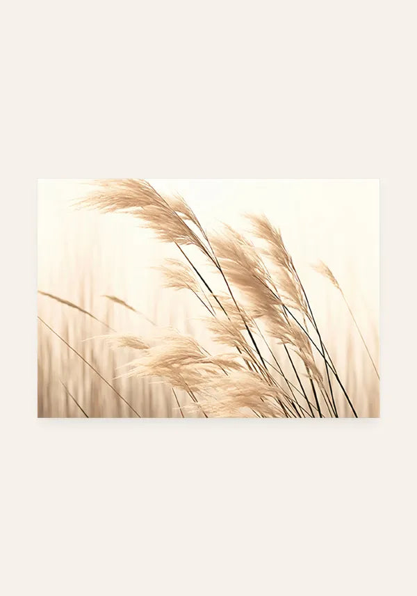 Quadro Plantas Secas ao Vento Horizontal II