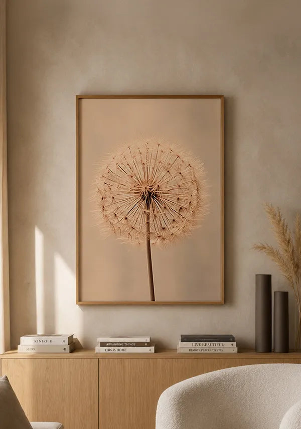 Quadro Dente de Leão Sépia I