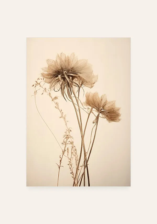 Quadro Foto Flor Seca II