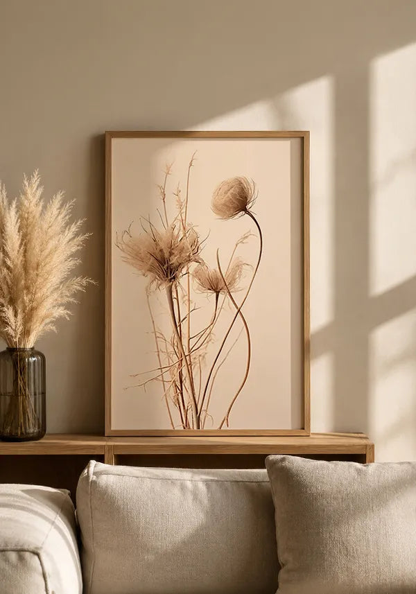 Quadro Foto Flor Seca III