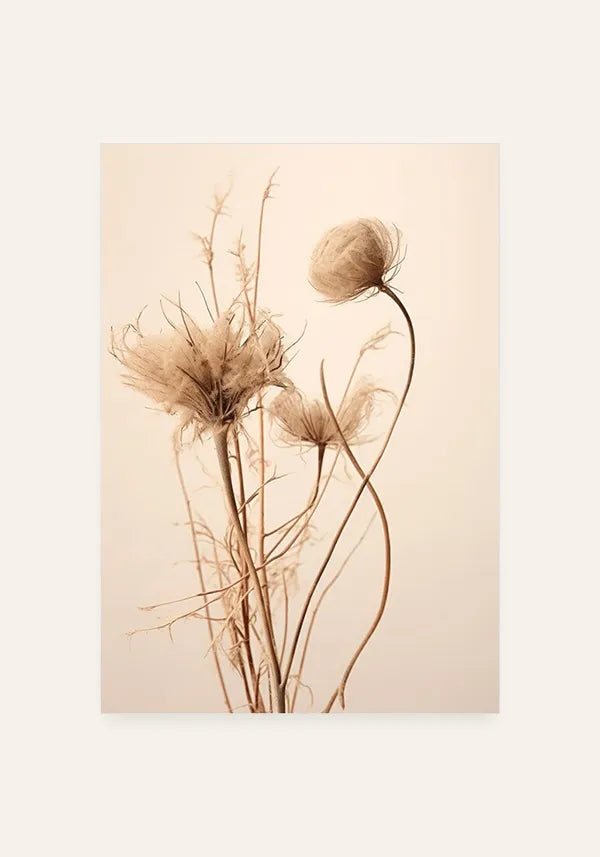 Quadro Foto Flor Seca III