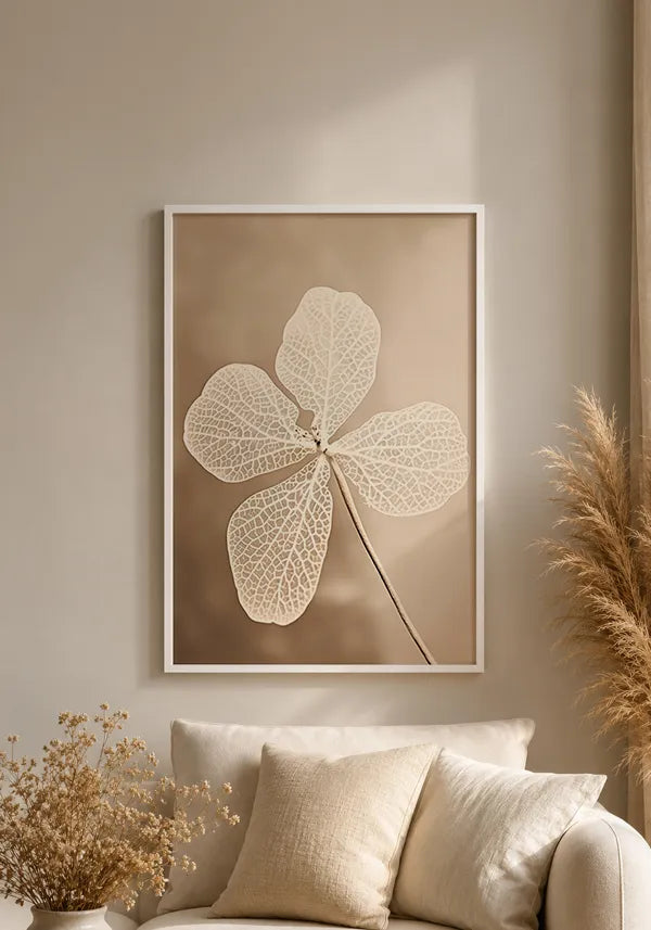 Quadro Flor Branca Seca I