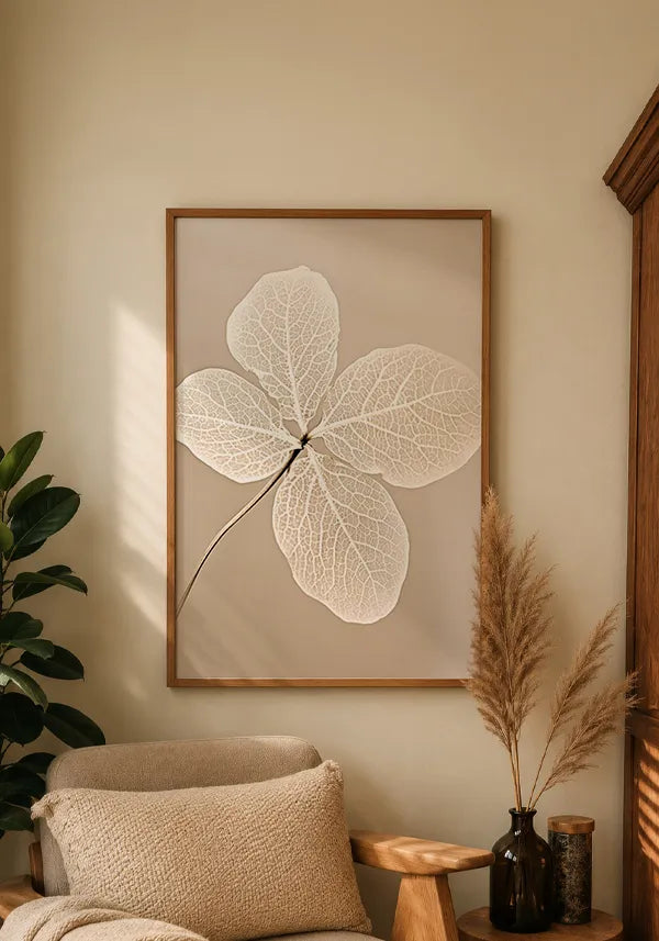 Quadro Flor Branca Seca IV