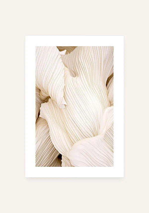 Quadro Formas Abstratas em Off White I com Borda