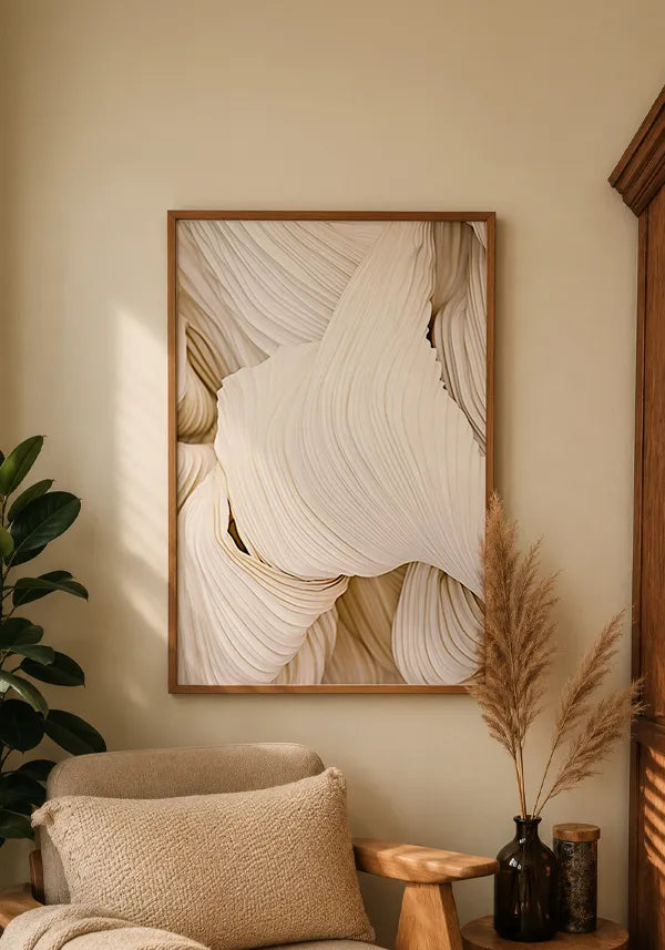 Quadro Formas Abstratas em Off White III