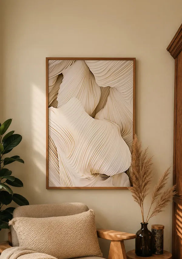 Quadro Formas Abstratas em Off White IV