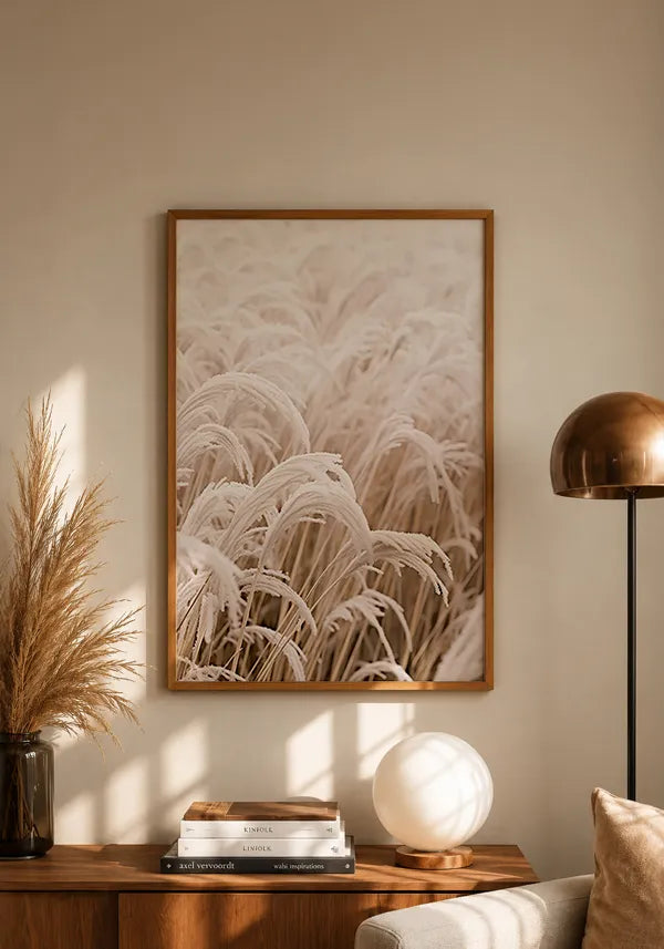 Quadro Grama com Neve I