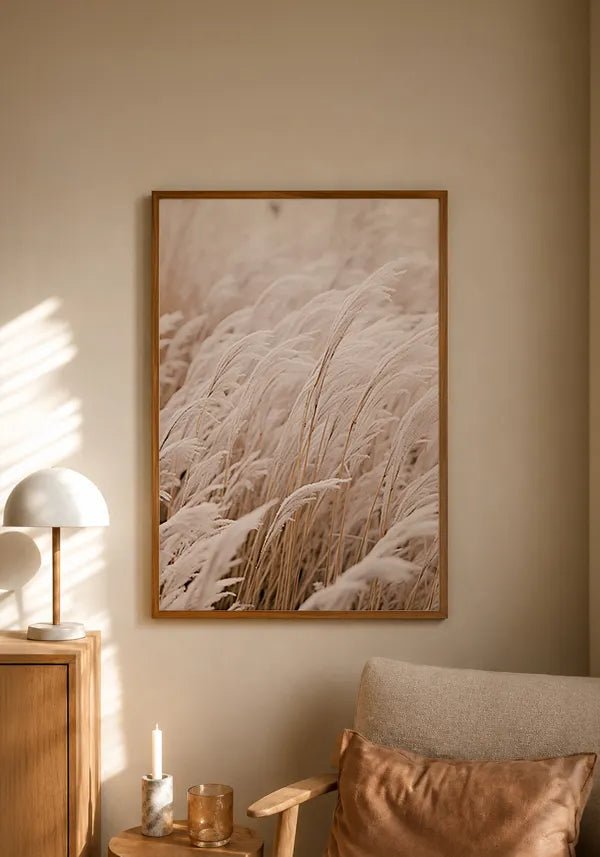 Quadro Grama com Neve II