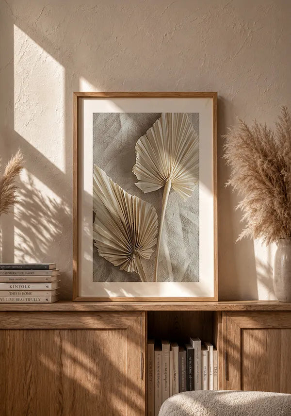 Quadro Lequê Bege com Borda