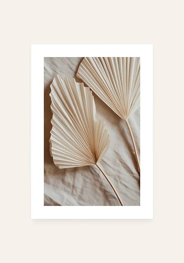 Quadro Lequê Natural Neutral I com Borda