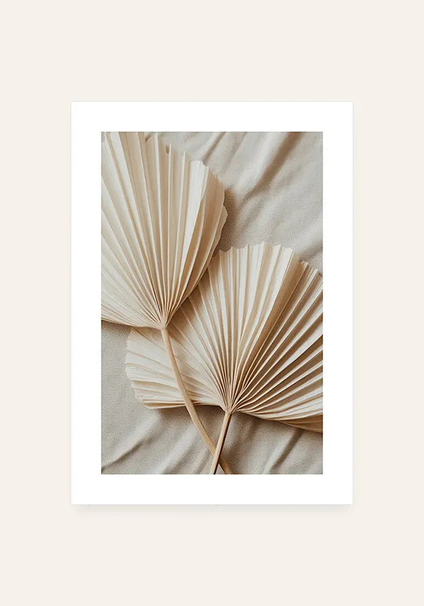 Quadro Lequê Natural Neutral II com Borda