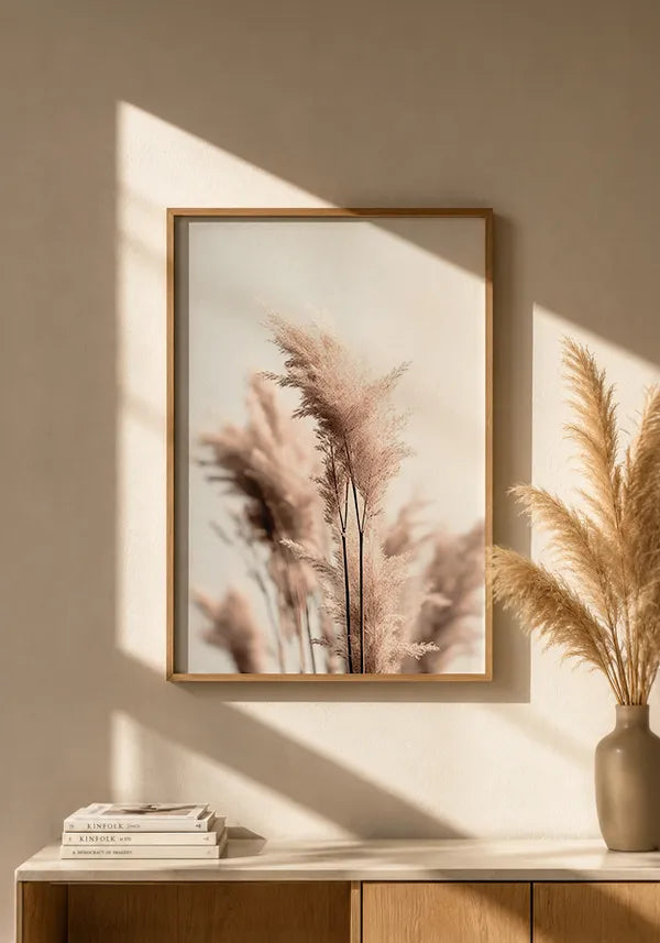 Quadro Capim dos Pampas Ensolarado I