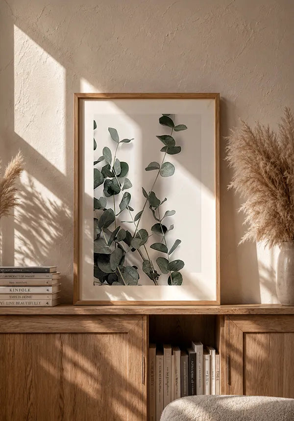 Quadro Ramo de Eucalipto II com Borda