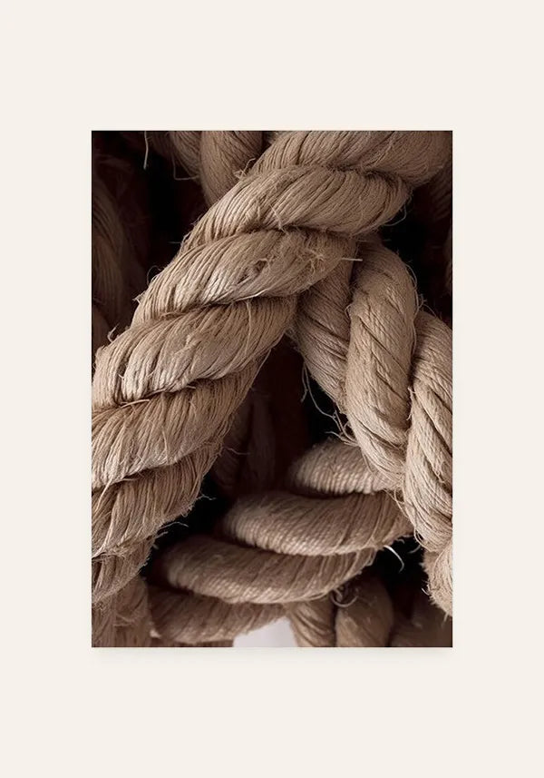 Quadro Corda de Sisal Natural I
