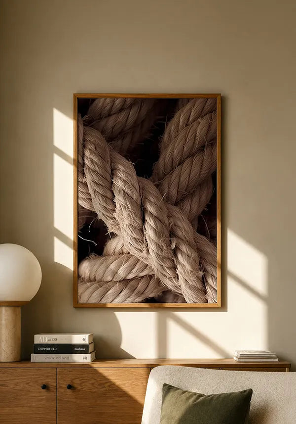 Quadro Corda de Sisal Natural II