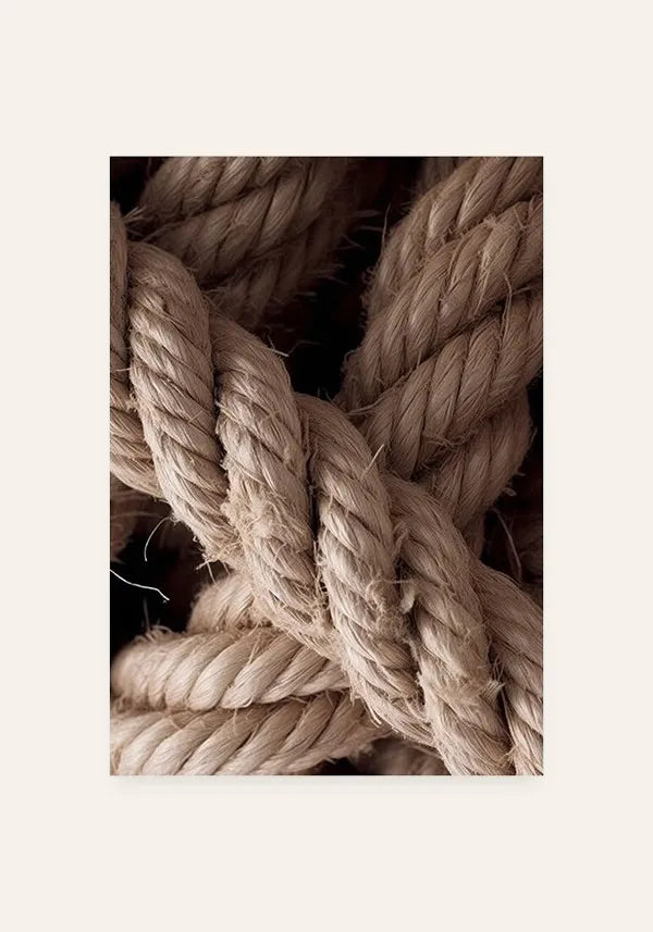Quadro Corda de Sisal Natural II