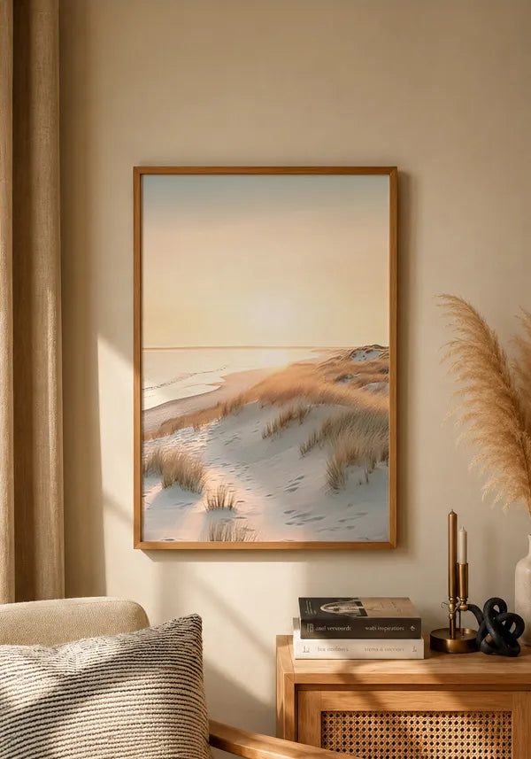 Quadro Praia Pôr do Sol