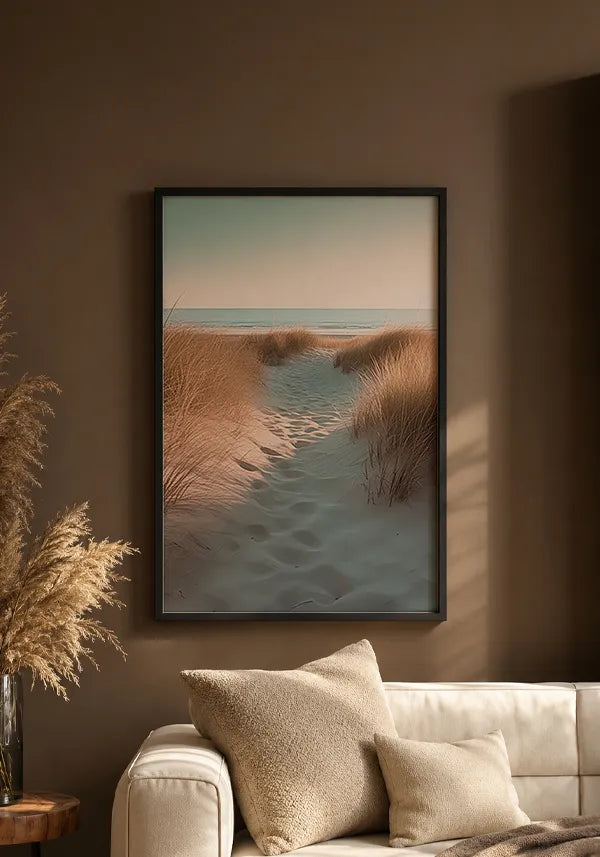 Quadro Praia Caminho na Areia