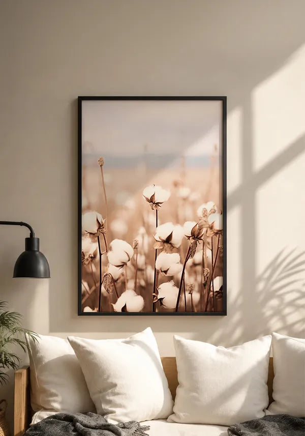 Quadro Campo de Algodão Vintage II