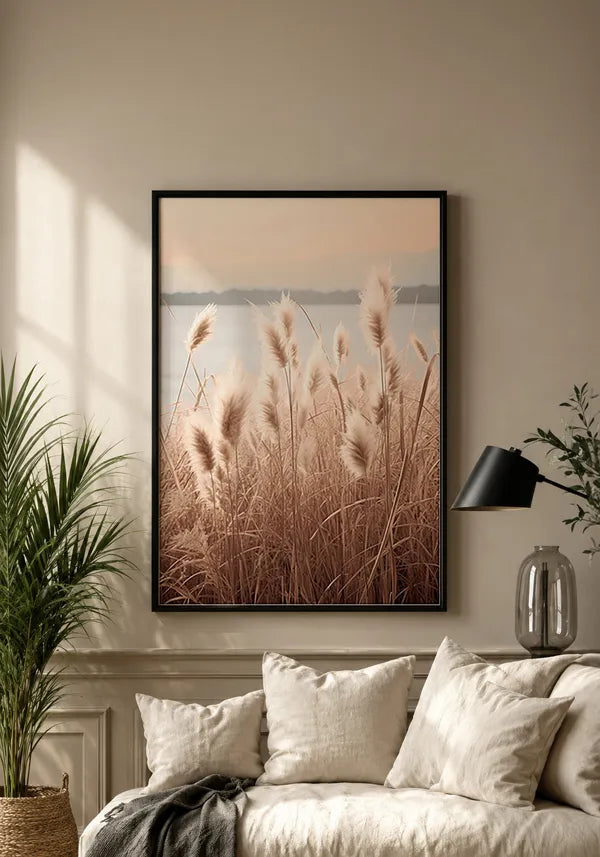 Quadro Juncos na Beira do Rio
