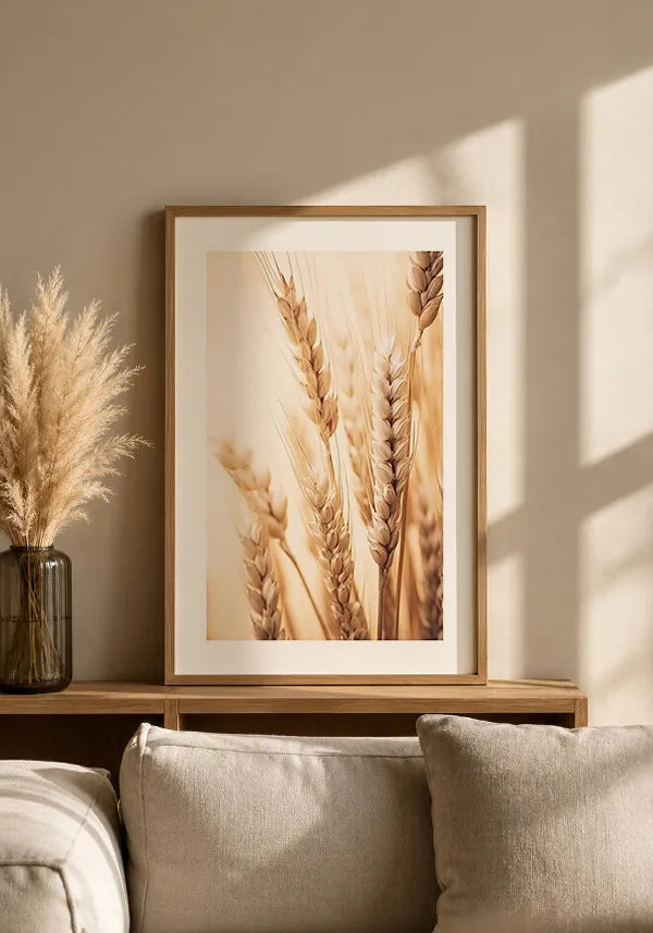 Quadro Ramo de Trigo Seco I com Borda