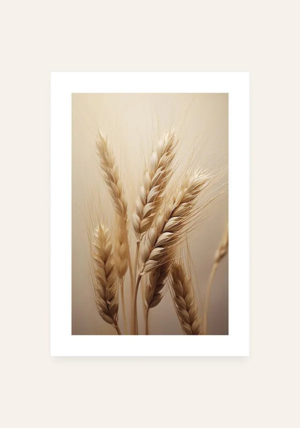 Quadro Decorativo Trigo Seco III com Borda
