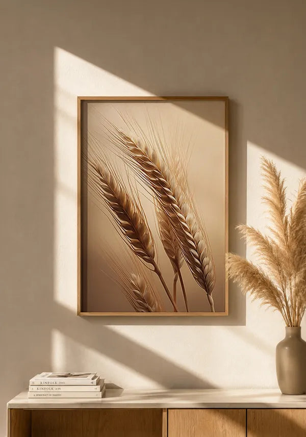 Quadro Decorativo Trigo Seco IV