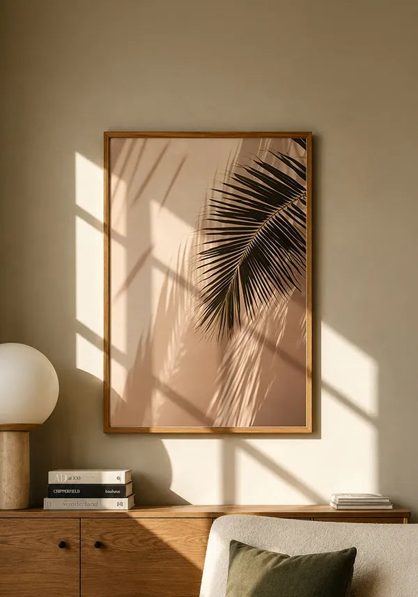 Quadro Folha de Palmeira ao Sol III