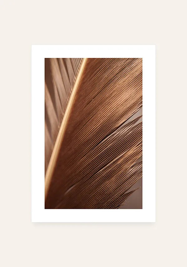 Quadro Pena em Cobre II com Borda