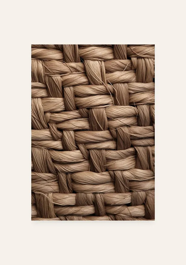 Quadro Sisal Rústico Close-up