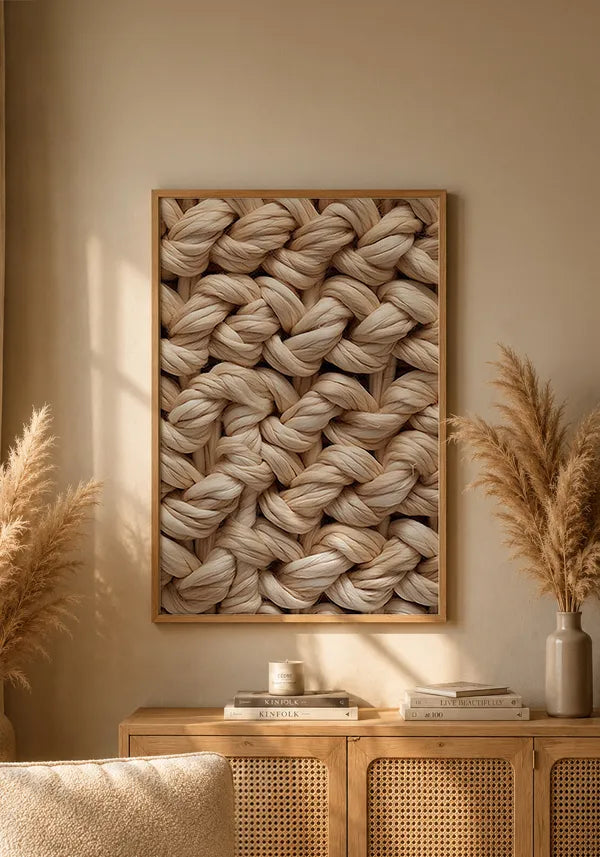 Quadro Sisal Natural Close-up