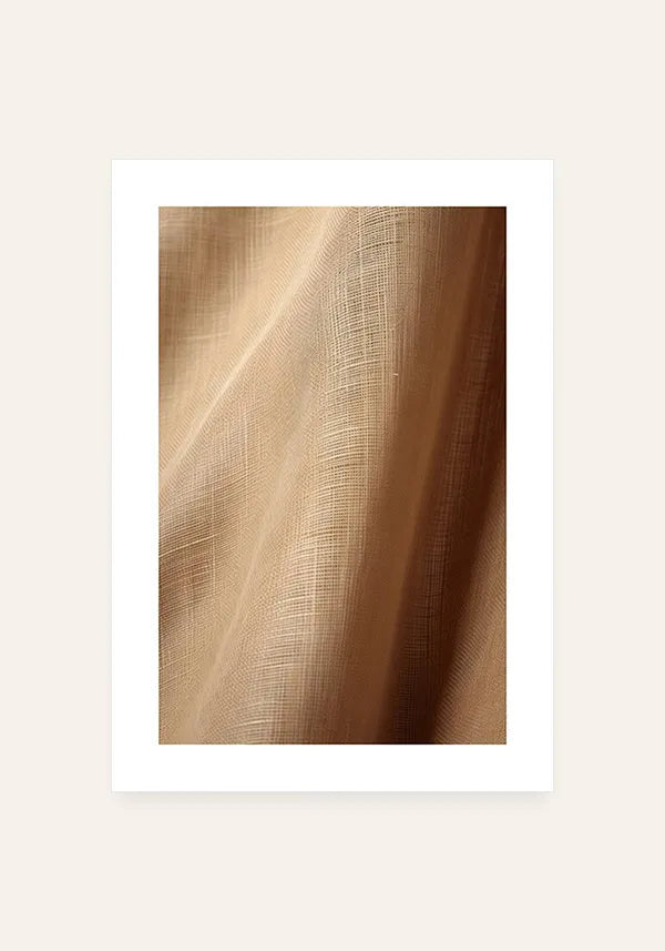 Quadro Tecido Ondulado I com Borda