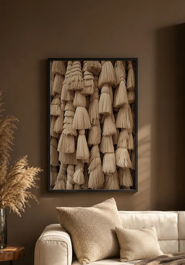 Quadro Tassel Macramê Natural II