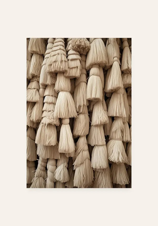 Quadro Tassel Macramê Natural II