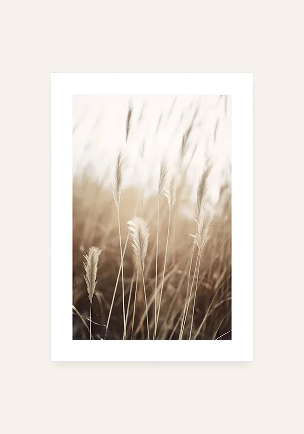 Quadro Juncos no Campo II com Borda