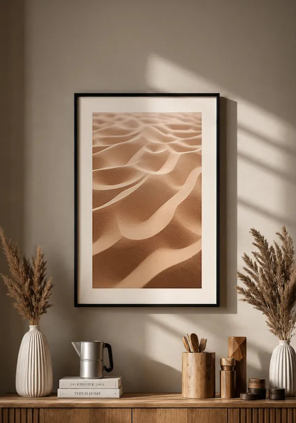 Quadro Areias do Deserto I com Borda