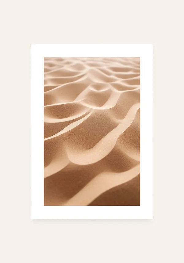 Quadro Areias do Deserto I com Borda