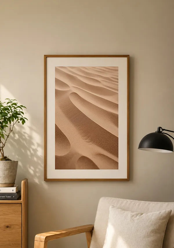 Quadro Areias do Deserto II com Borda