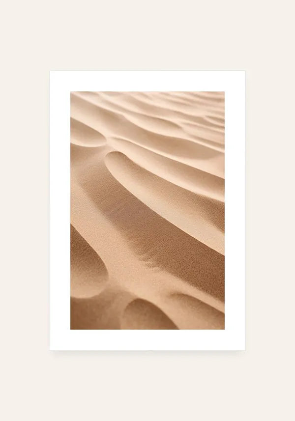 Quadro Areias do Deserto II com Borda