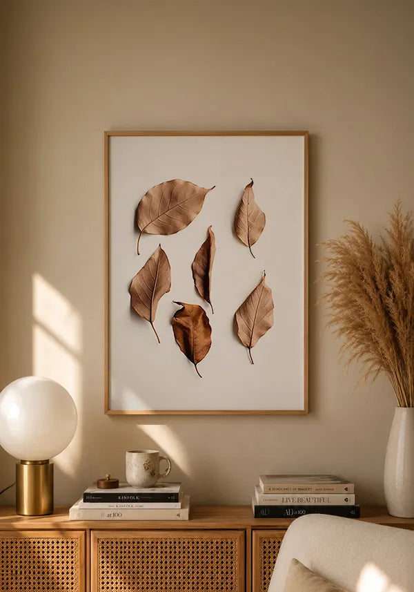 Quadro Folhas Marrom I