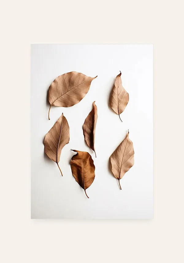 Quadro Folhas Marrom I